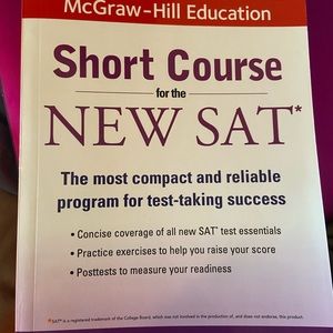 SAT prep - short course and vocabulary flash cards - never used